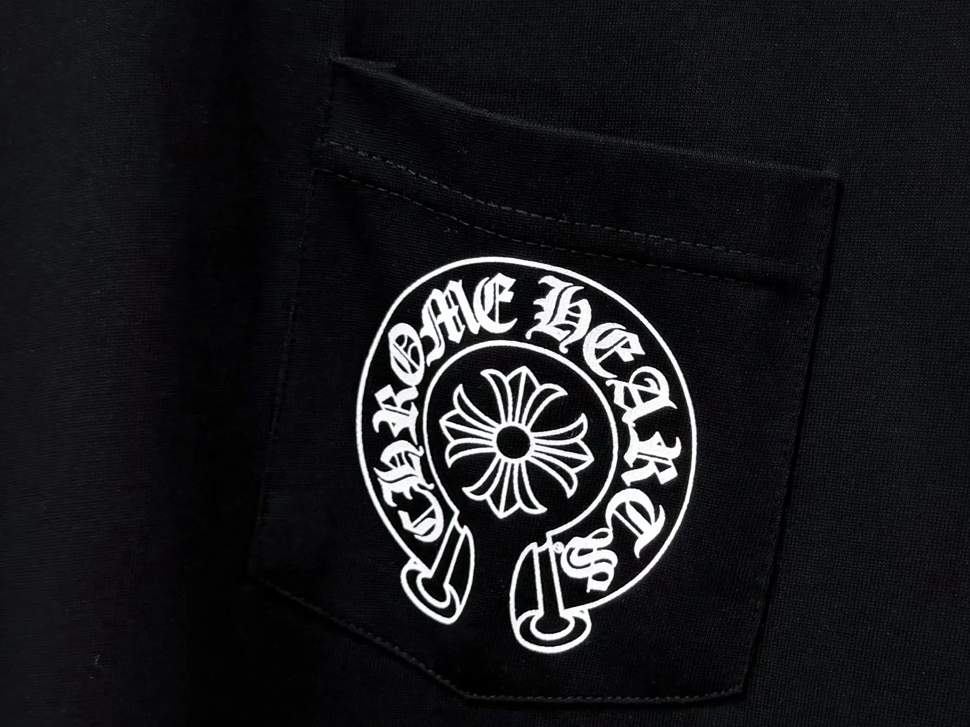 ￼ 【Chrome Hearts】 25ss T Same Style T Versatile : Black White Size：XS-L